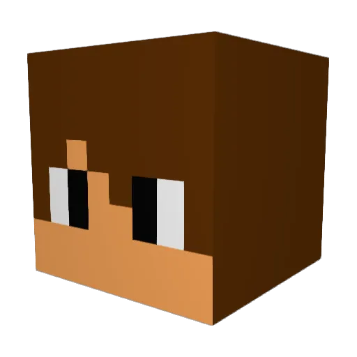 Johnnyboy_27king Minecraft avatar head, 3D render