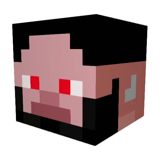 Johnnyd401 Minecraft avatar head, 3D render
