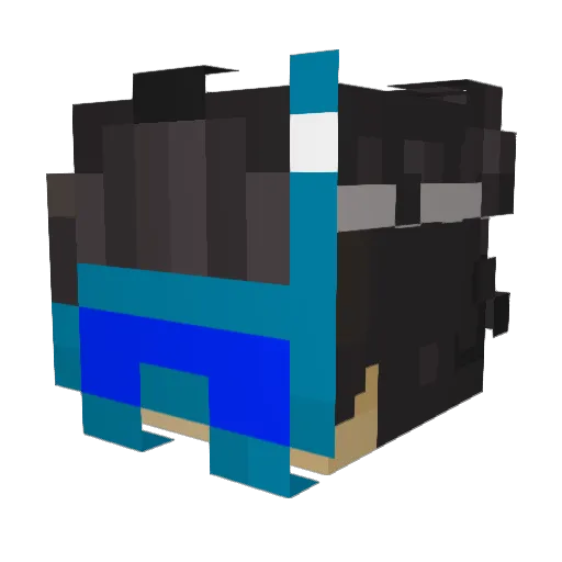 Johnnykve Minecraft avatar head, 3D render