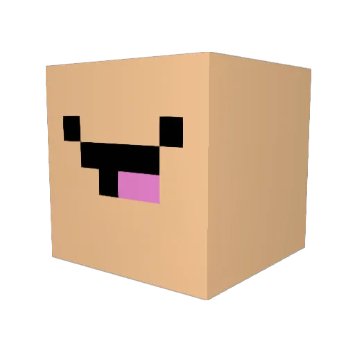 Johnnyzilla21 Minecraft avatar head, 3D render