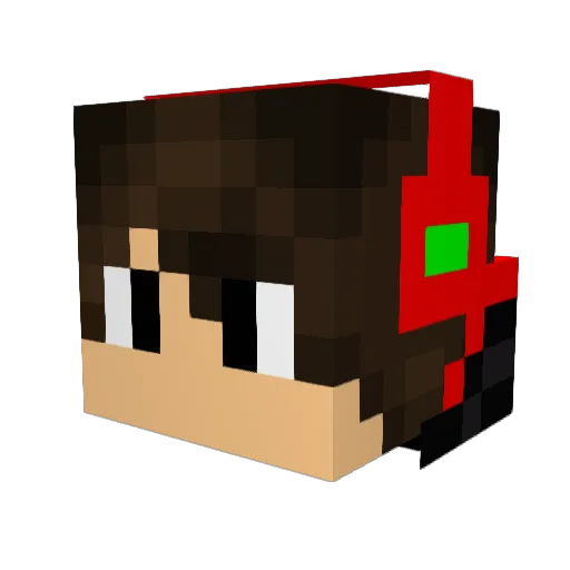 Johno0402 Minecraft avatar head, 3D render