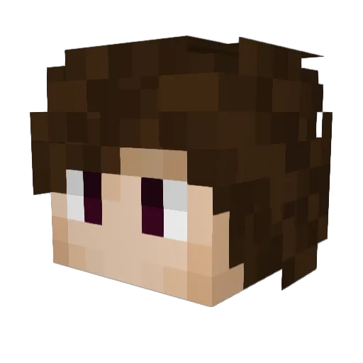 Johnplay5 Minecraft avatar head, 3D render