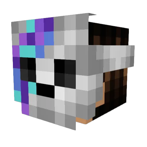 Johnplays42 Minecraft avatar head, 3D render