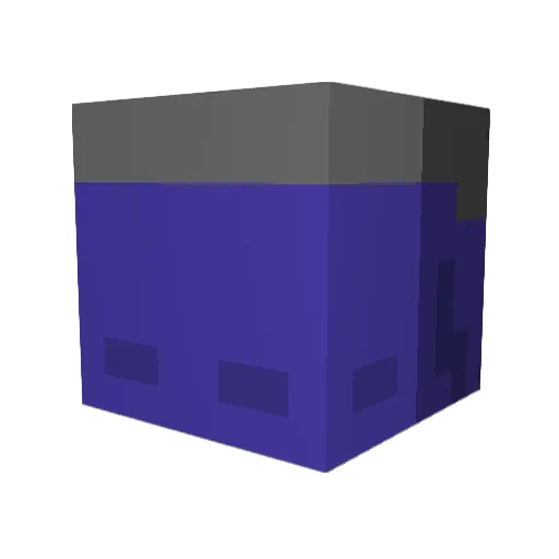 JohnsenRTV Minecraft avatar head, 3D render