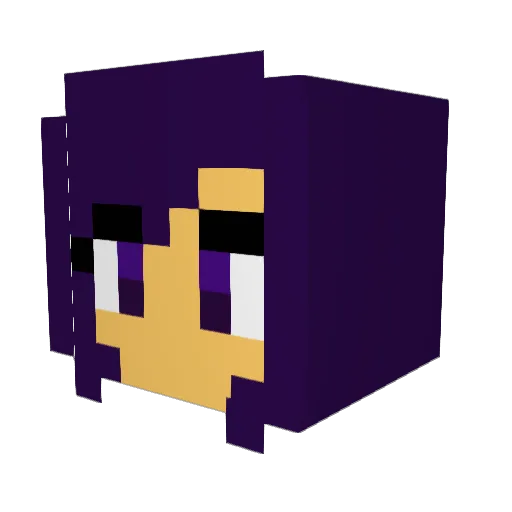 JohnsonC59 Minecraft avatar head, 3D render