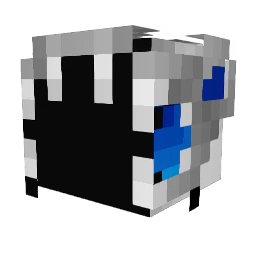 Johnson_Yu Minecraft avatar head, 3D render