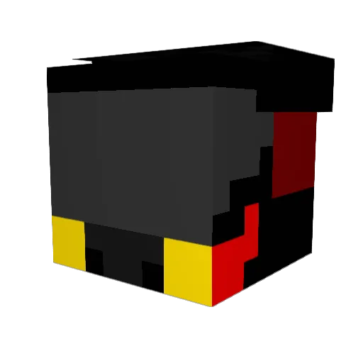 JohnyFishy11 Minecraft avatar head, 3D render