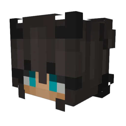 Johny_Wells Minecraft avatar head, 3D render