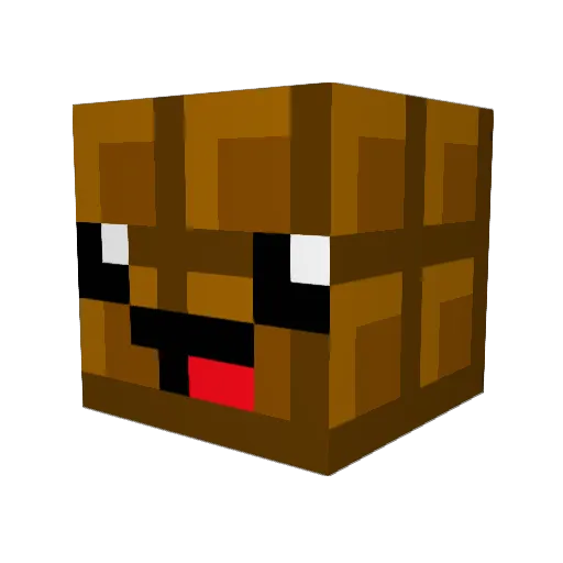 Johny_game Minecraft avatar head, 3D render