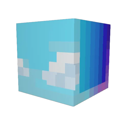 Johnyss Minecraft avatar head, 3D render