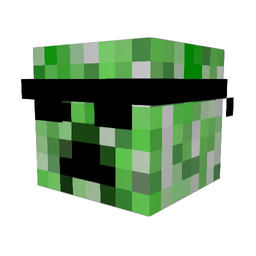 Johnyx007 Minecraft avatar head, 3D render
