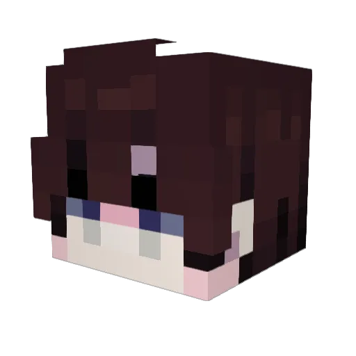 Johrno Minecraft avatar head, 3D render