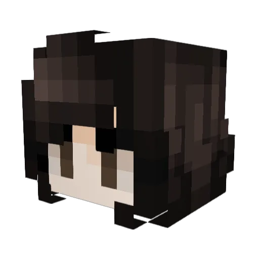 Joi_2049 Minecraft avatar head, 3D render