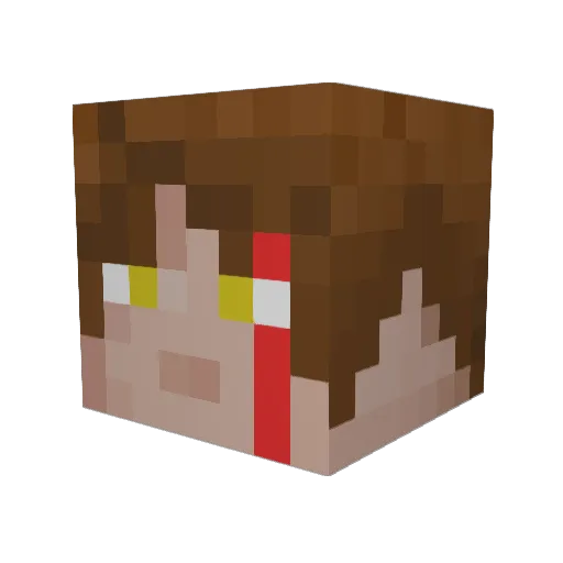 JoinThaMurder Minecraft avatar head, 3D render