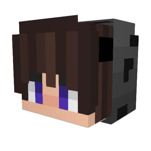 Joinox Minecraft avatar head, 3D render