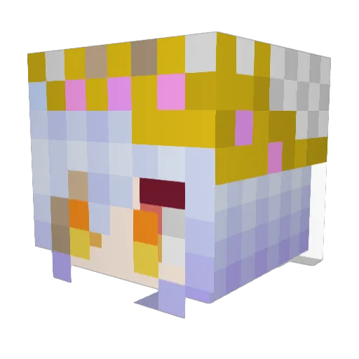 JointMeinFreund Minecraft avatar head, 3D render