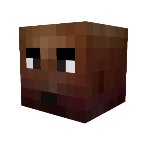 Jointedveil1234 Minecraft avatar head, 3D render