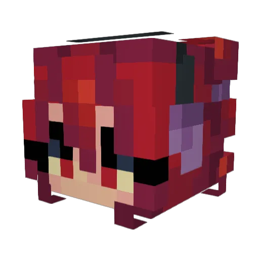 Joja_bings Minecraft avatar head, 3D render