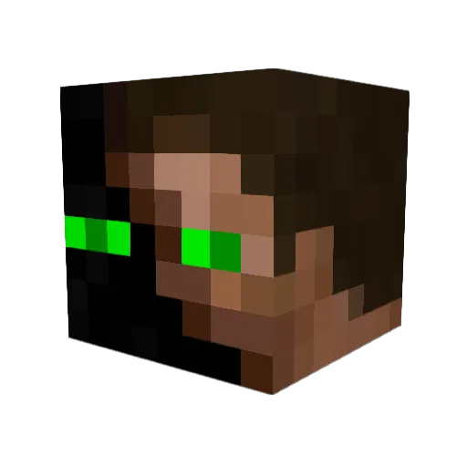 Jojeli1996 Minecraft avatar head, 3D render
