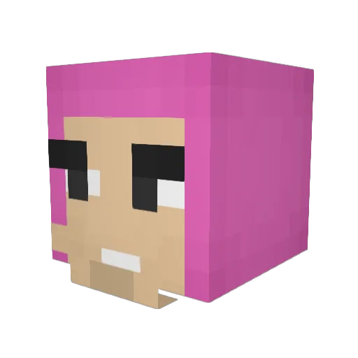 Joji0717 Minecraft avatar head, 3D render