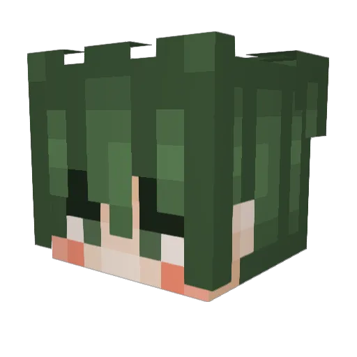 JojiBerry Minecraft avatar head, 3D render