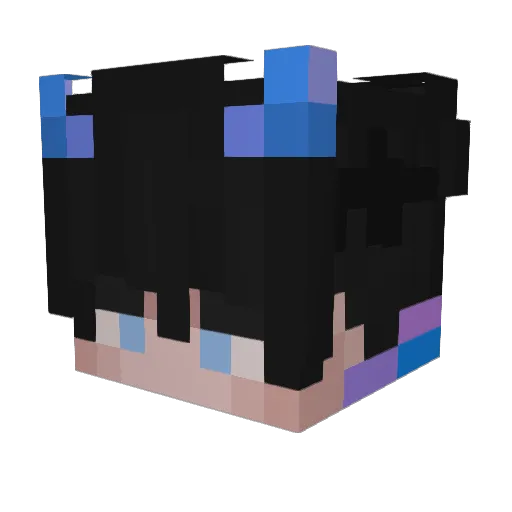 Joji_MC Minecraft avatar head, 3D render