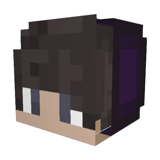 Jojjeboye Minecraft avatar head, 3D render