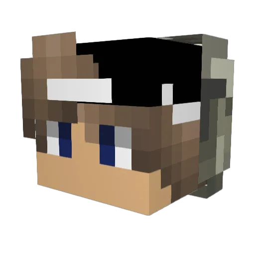 Jojo00700 Minecraft avatar head, 3D render
