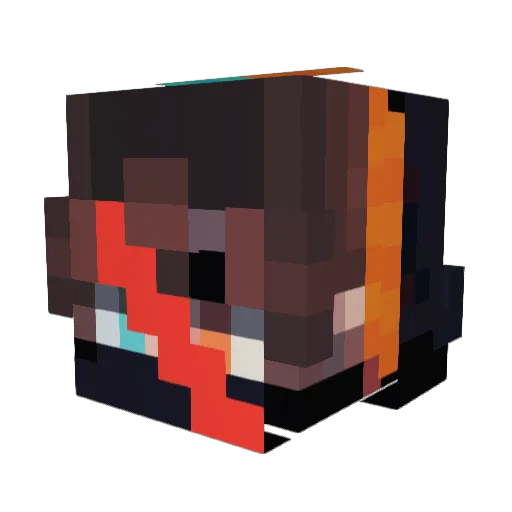 JojoB2015 Minecraft avatar head, 3D render