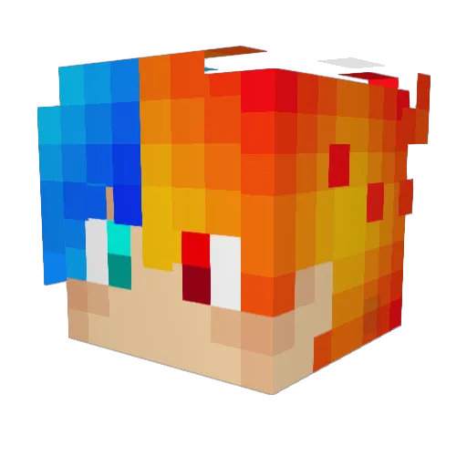 JojoBuster92 Minecraft avatar head, 3D render