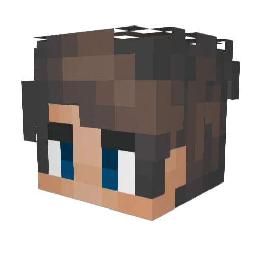JojoHDx Minecraft avatar head, 3D render