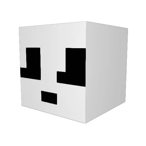 JojoL0107 Minecraft avatar head, 3D render