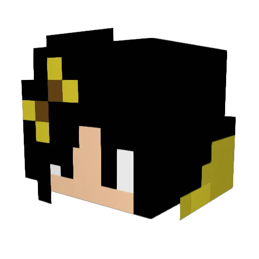 Jojo_12346 Minecraft avatar head, 3D render