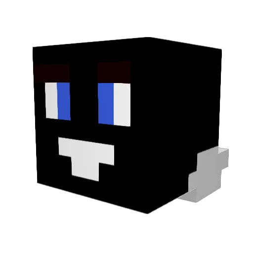 Jojo_fox Minecraft avatar head, 3D render