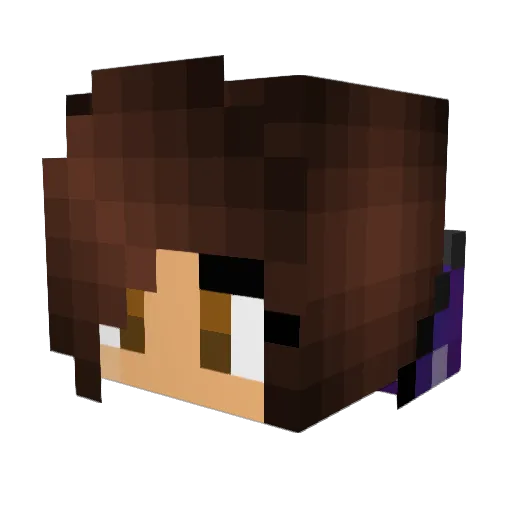 Jojo_xy Minecraft avatar head, 3D render