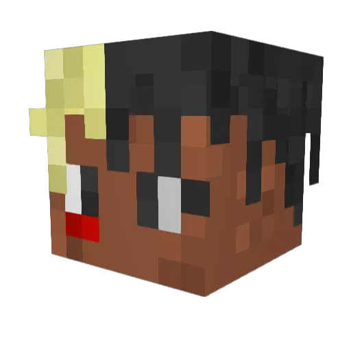 Jojocreeper5 Minecraft avatar head, 3D render
