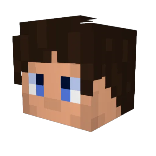 Jojofresh Minecraft avatar head, 3D render
