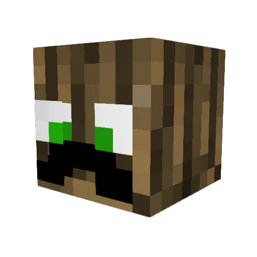 Jojohi20 Minecraft avatar head, 3D render