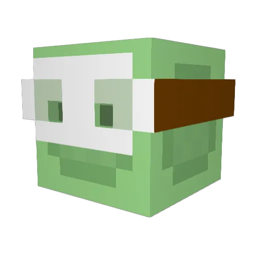 Jojojo36 Minecraft avatar head, 3D render