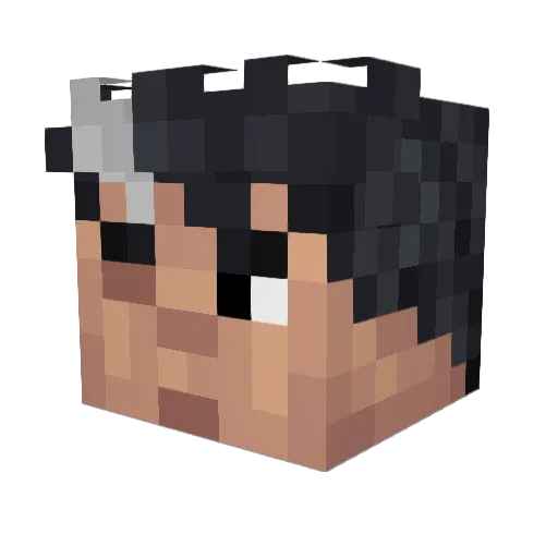 Jojojoestar98 Minecraft avatar head, 3D render