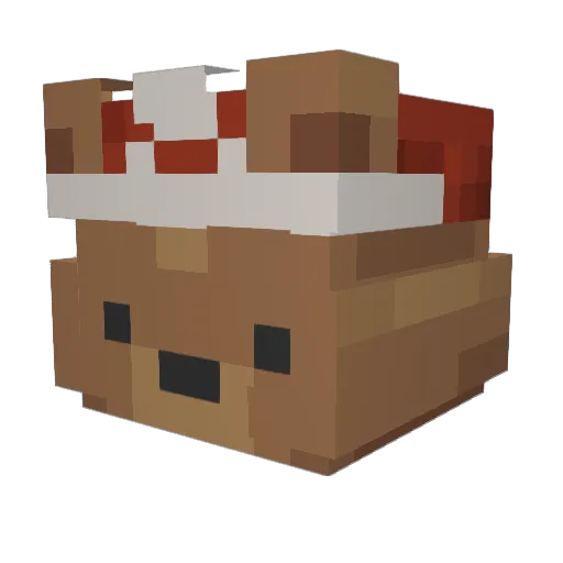 Joke03 Minecraft avatar head, 3D render