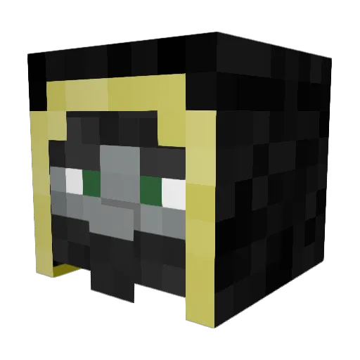 JokeUsernameHere Minecraft avatar head, 3D render