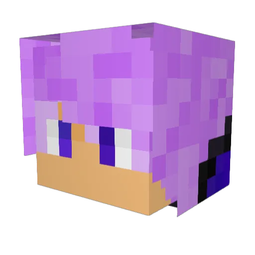 Jokeboy07 Minecraft avatar head, 3D render
