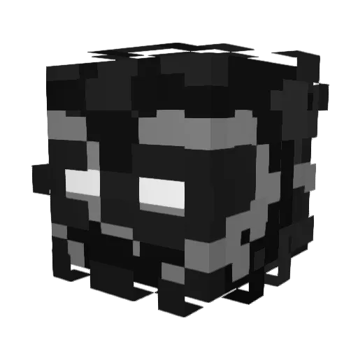 Jokemoo_ Minecraft avatar head, 3D render