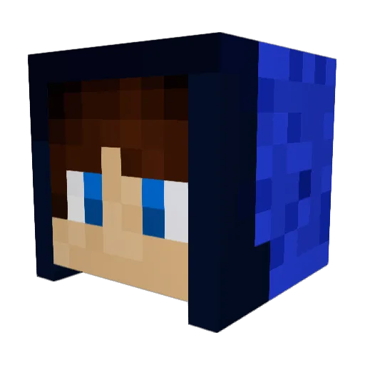 Joker109287 Minecraft avatar head, 3D render