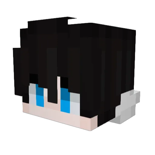 Joker3_14 Minecraft avatar head, 3D render