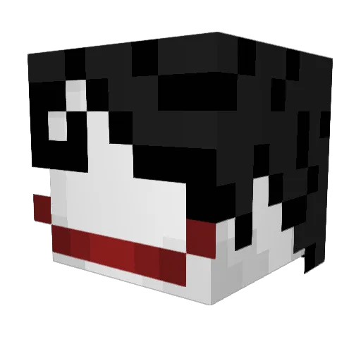 Joker4502 Minecraft avatar head, 3D render
