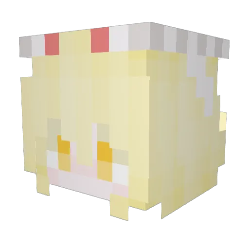 JokerAzazel Minecraft avatar head, 3D render