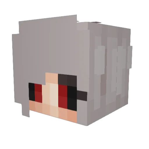 JokerQuinn7 Minecraft avatar head, 3D render