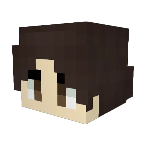 JokerYcold Minecraft avatar head, 3D render